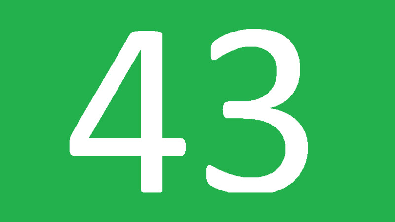 Number 43