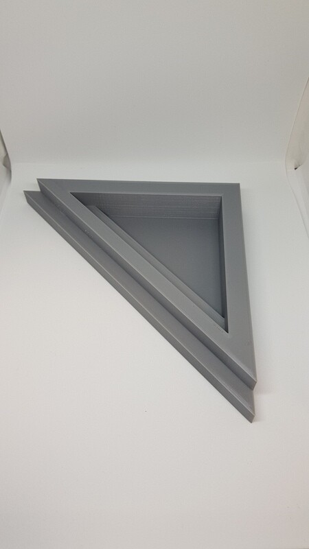 Medium Corner Bowl (Grey)