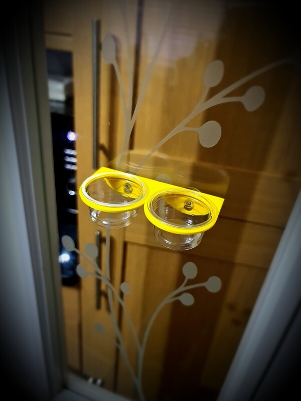 Double Crested Gecko Dish-Yellow