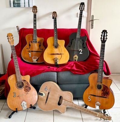 plusieurs guitares sur LeBonCoin