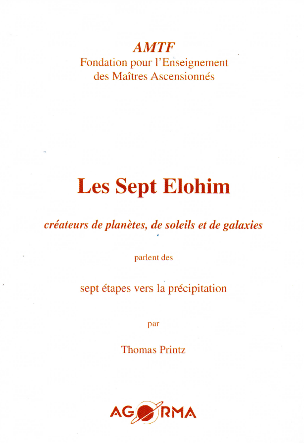 Les Sept Élohim, Thomas Printz