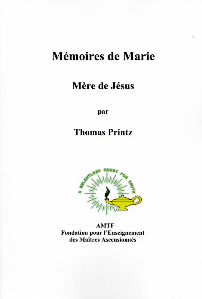 Mémoires de Marie, Mère de Jésus, par Thomas Printz
