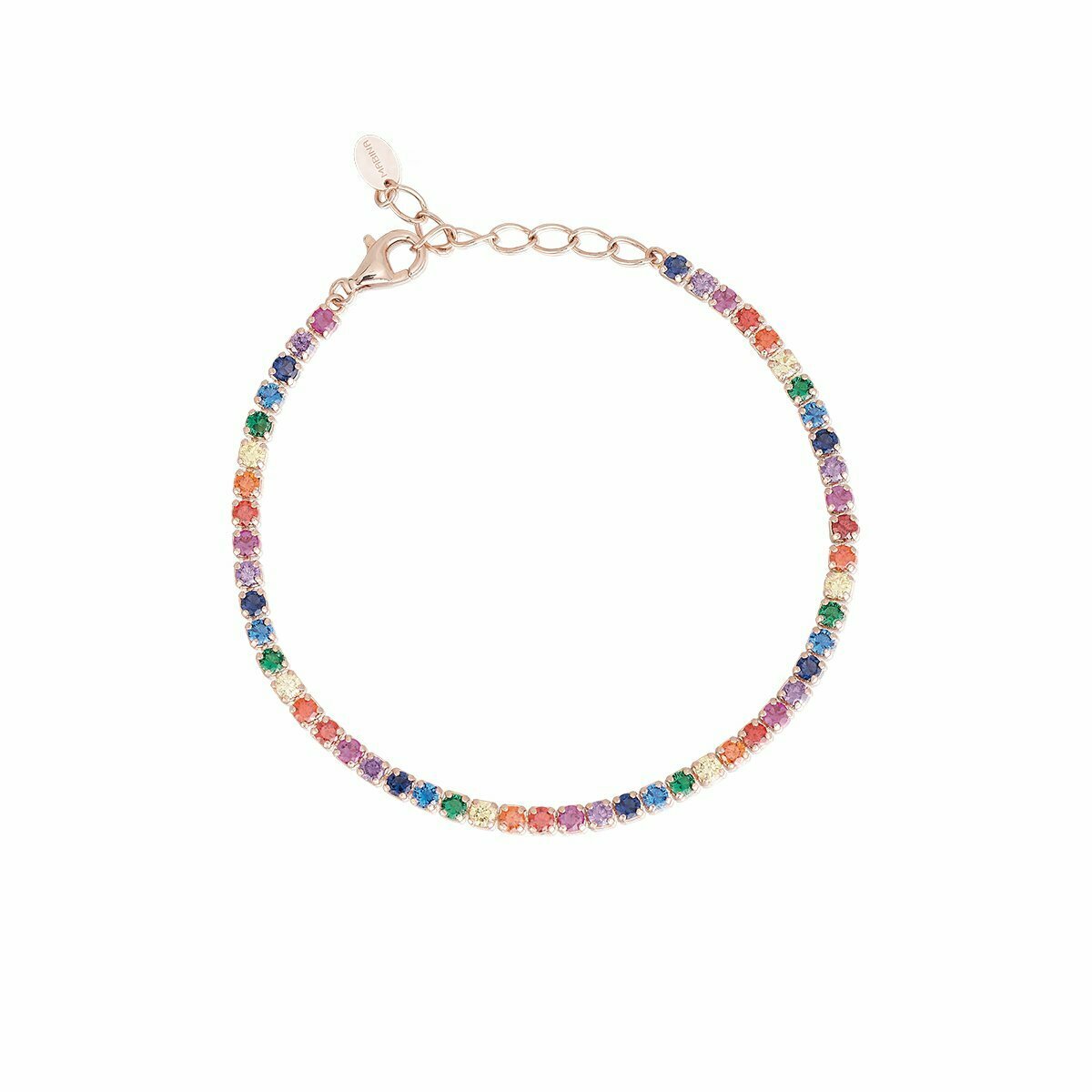 Bracciale Mini Tennis Multicolor  - Mabina Gioielli