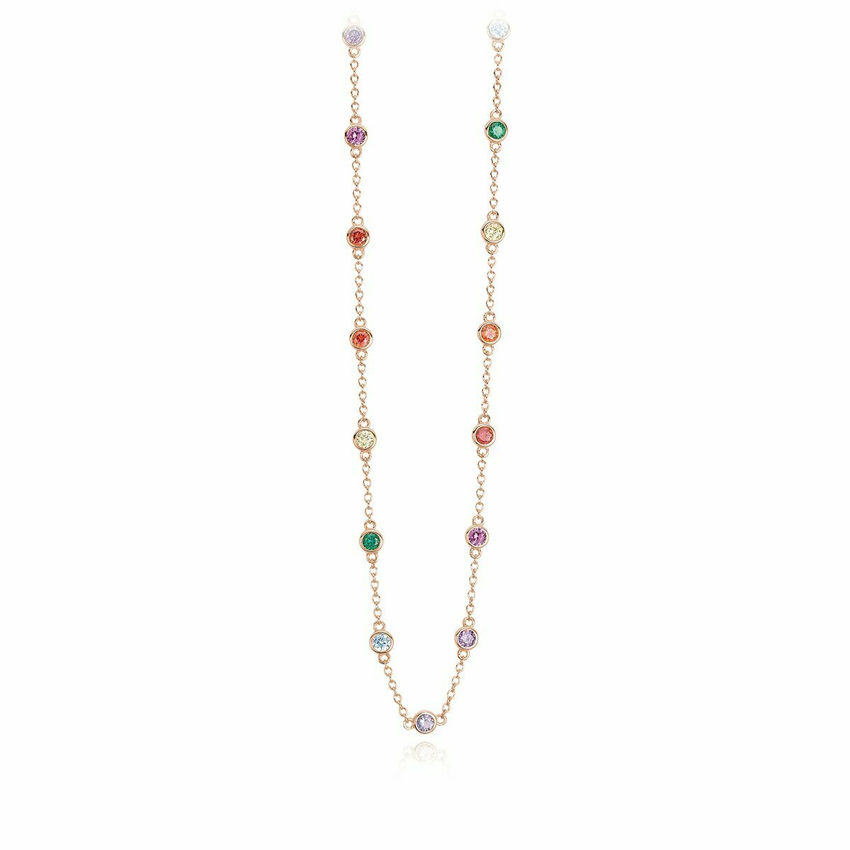 Collana Rainbow Rose' - Mabina Gioielli