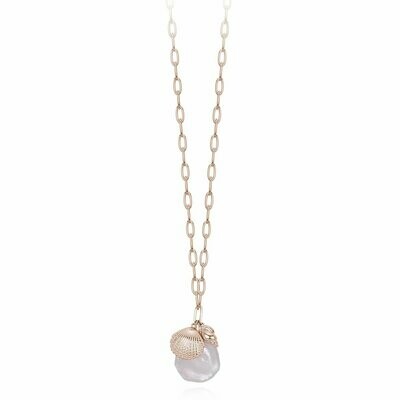 Collana Conchiglia Con Perla Barocca - Mabina Gioielli
