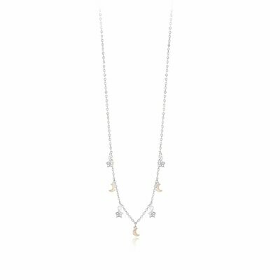 Collana Stelle E Luna - Mabina Gioielli