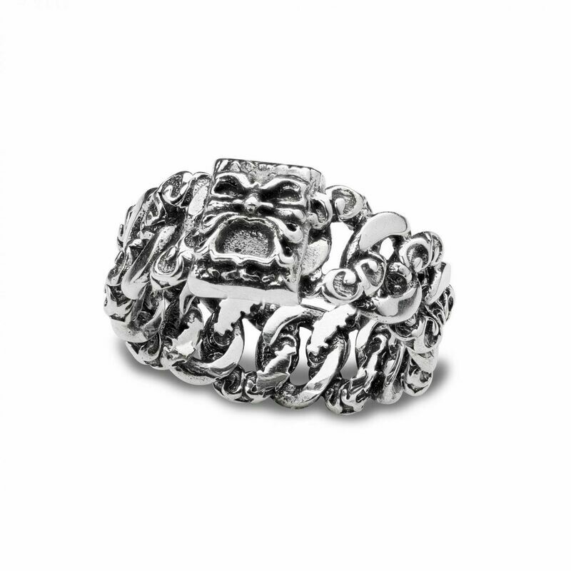 Anello Modello "Grumetta" Con Maschera 27874 - Gerardo Sacco