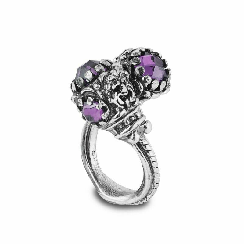 Anello Iride Viola - Gerardo Sacco