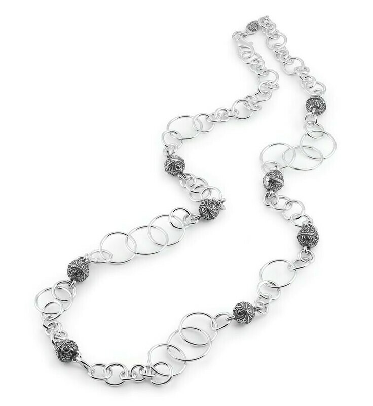 Collana Chanel In Argento Con Sinacoli - Gerardo Sacco