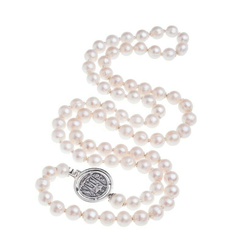 Collana Di Perle Con Moneta - Gerardo Sacco
