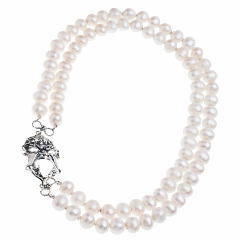 Collana Perle E Maschera - Gerardo Sacco