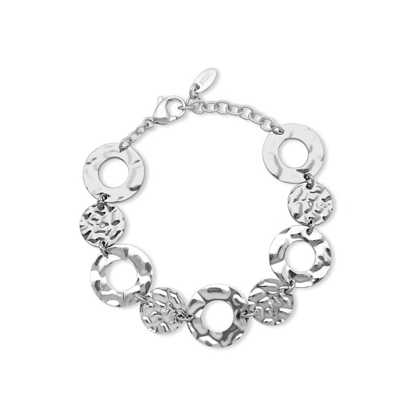 Bracciale Acciaio martellati  - 2 Jewels