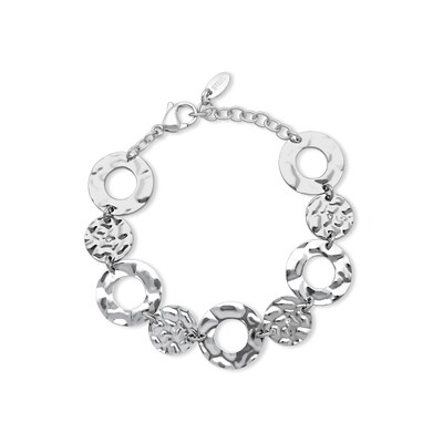 Bracciale Acciaio martellati  - 2 Jewels