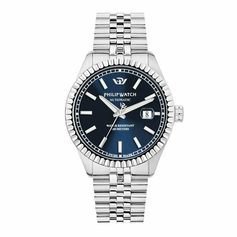 Orologio Uomo Blu Caribe Automatic 41Mm - Philip Watch Orologio Uomo Blu Caribe Automatic 41Mm - Philip Watch