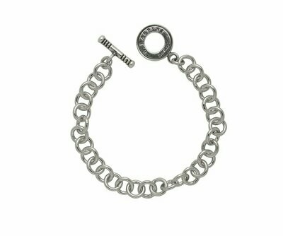 Bracciale Filo Tondo T-Bar Cm 21 - Giovanni Raspini Bracciale Filo Tondo T-Bar Cm 21 - Giovanni Raspini