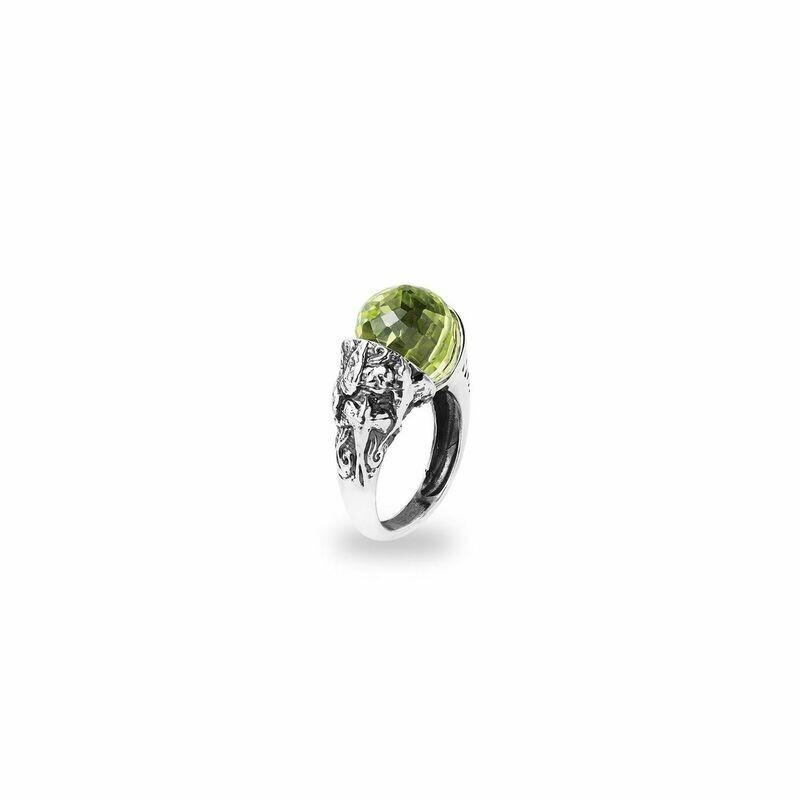 Anello Stagioni Primavera Con Pietra - Gerardo Sacco