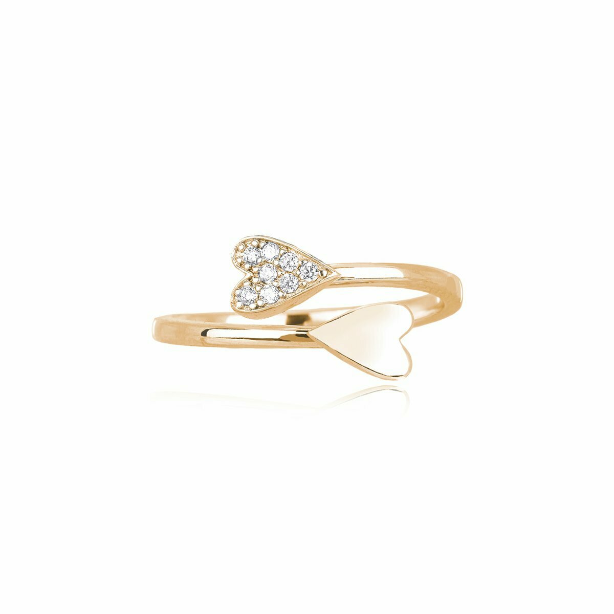 Anello Contrarie' Cuori - Mabina Gioielli