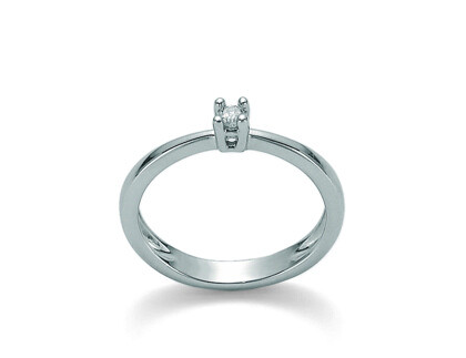 Anello Solitario Con Diamante Miluna Anello Solitario Con Diamante Miluna