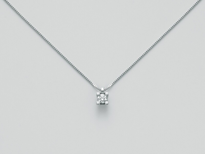 Collana Punto Luce Con Diamanti Miluna Collana Punto Luce Con Diamanti Miluna