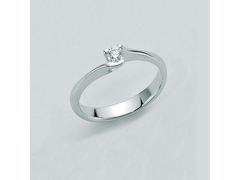 Anello Solitario Con Diamanti Miluna Anello Solitario Con Diamanti Miluna
