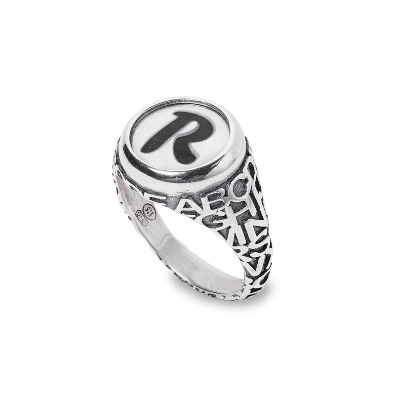 Anello Lettera R - Gerardo Sacco