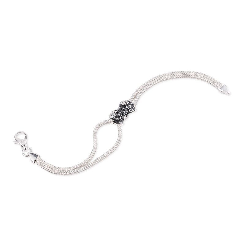 Bracciale Doppio Filo Con Maschere - Gerardo Sacco