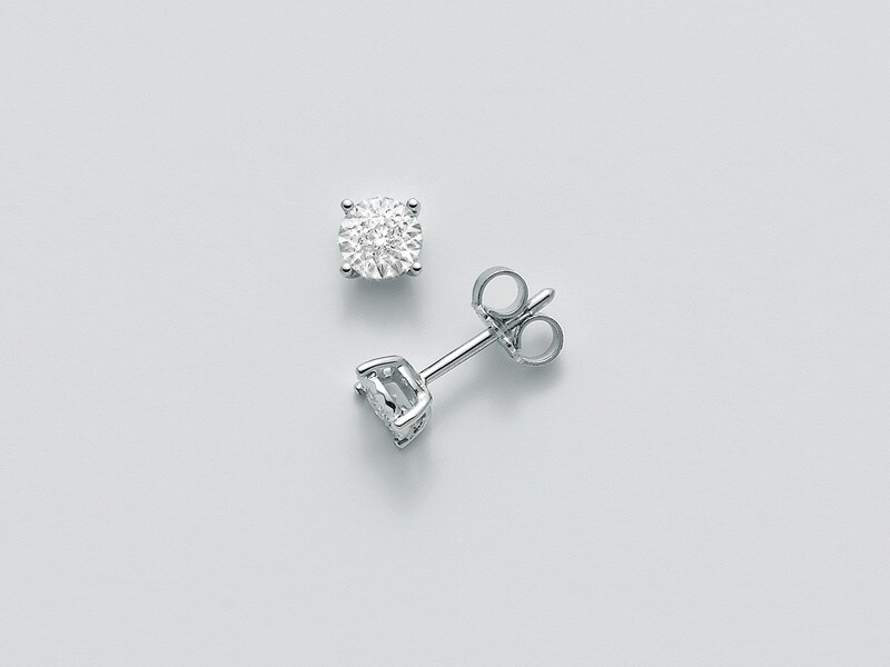 Orecchini Punto Luce Pave' Yukiko Orecchini Punto Luce Pave' Yukiko