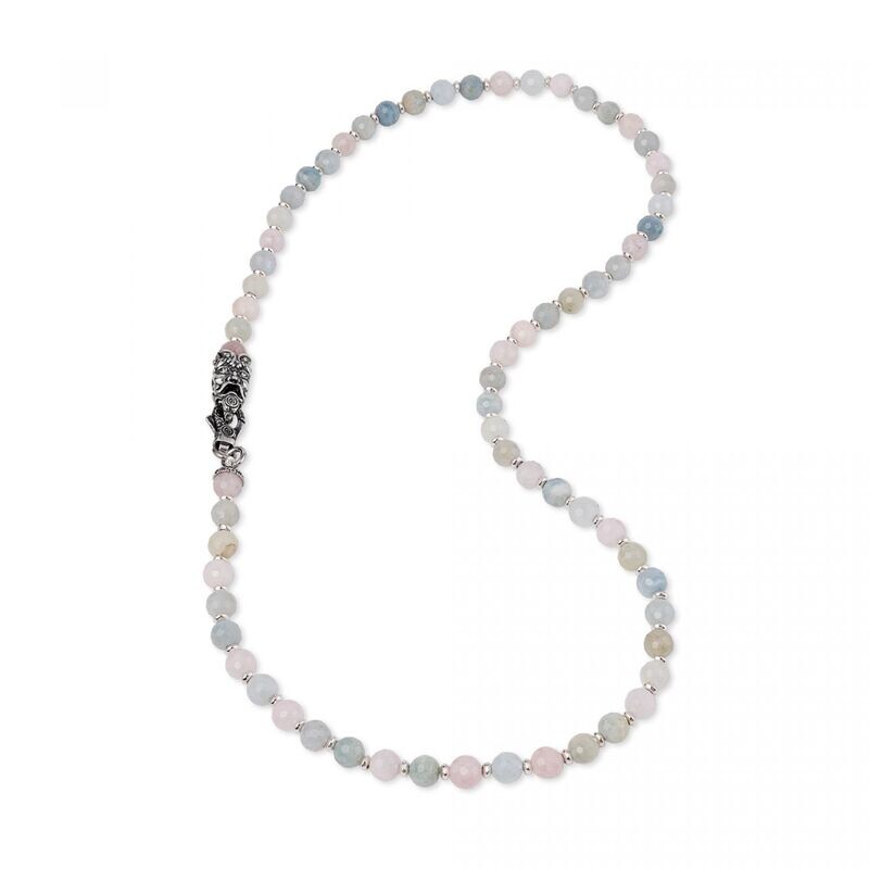 Collana Di Pietre Colorate Con Maschera - Gerardo Sacco
