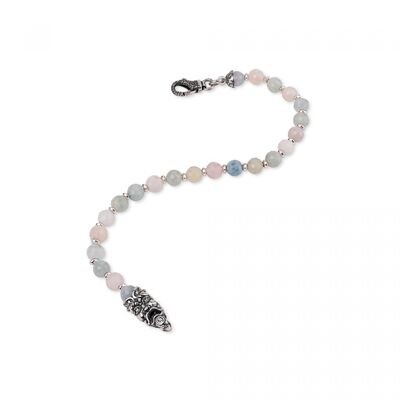 Bracciale Di Pietre Colorate Multicolor Con Maschera - Gerardo Sacco