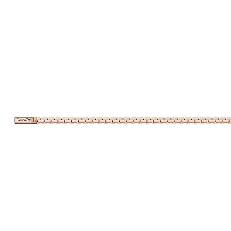 Base Bracciale Element  Morbido Donna In Argento Rosato - Donna Oro