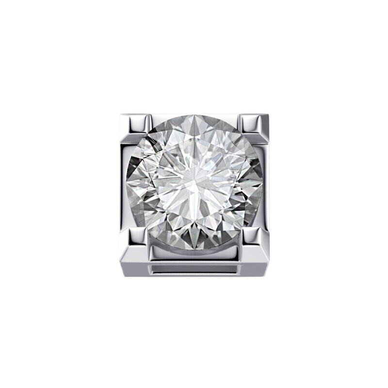 Griffe 0,05 Ct In Oro Bianco E Diamante - Donna Oro Griffe 0,05 Ct In Oro Bianco E Diamante - Donna Oro