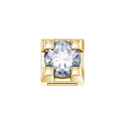 Griffe 0,02 Ct In Oro Giallo E Diamante - Donna Oro