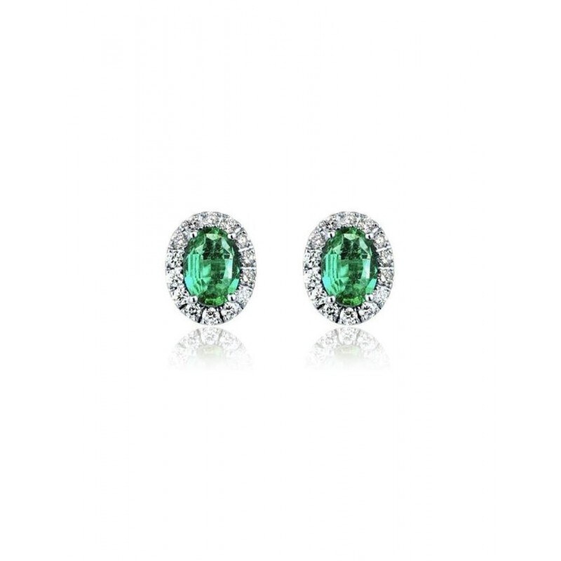 Orecchini Donnaoro Smeraldo E Diamanti DonnaOro Luce Orecchini Donnaoro Smeraldo E Diamanti DonnaOro Luce