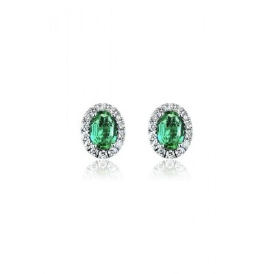 Orecchini Donnaoro Smeraldo E Diamanti DonnaOro Luce Orecchini Donnaoro Smeraldo E Diamanti DonnaOro Luce
