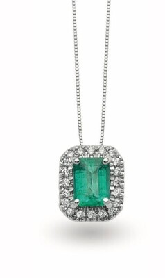 Pendente Smeraldo In Oro E Diamanti Donna Oro Pendente Smeraldo In Oro E Diamanti Donna Oro