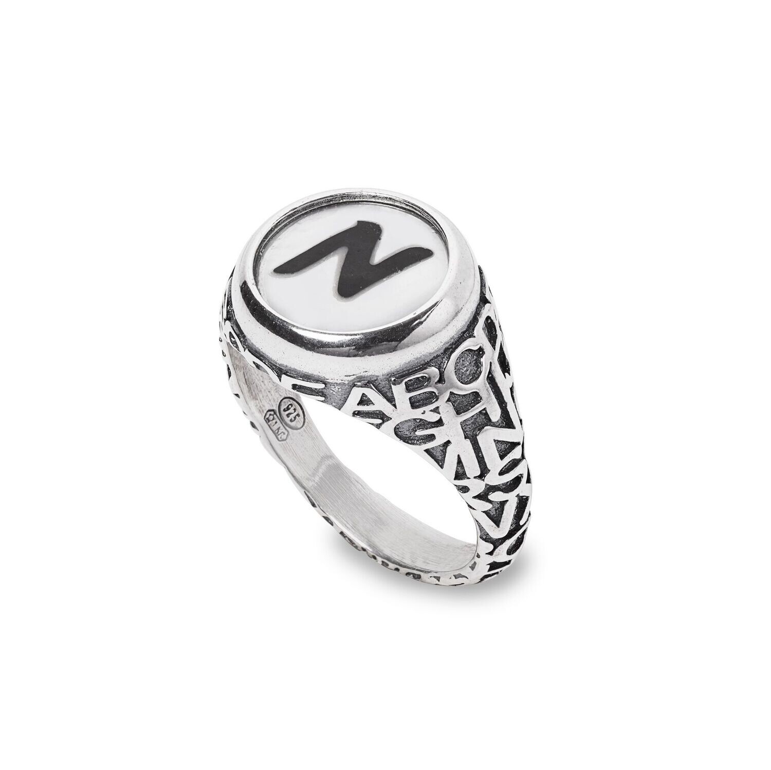 Anello Lettera N - Gerardo Sacco