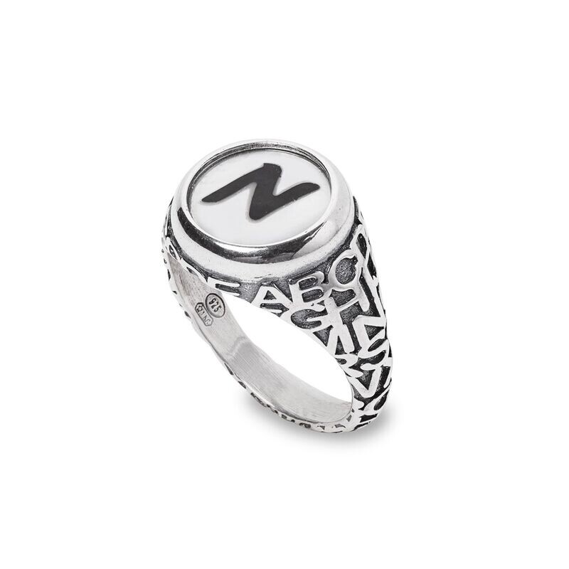 Anello Lettera N - Gerardo Sacco