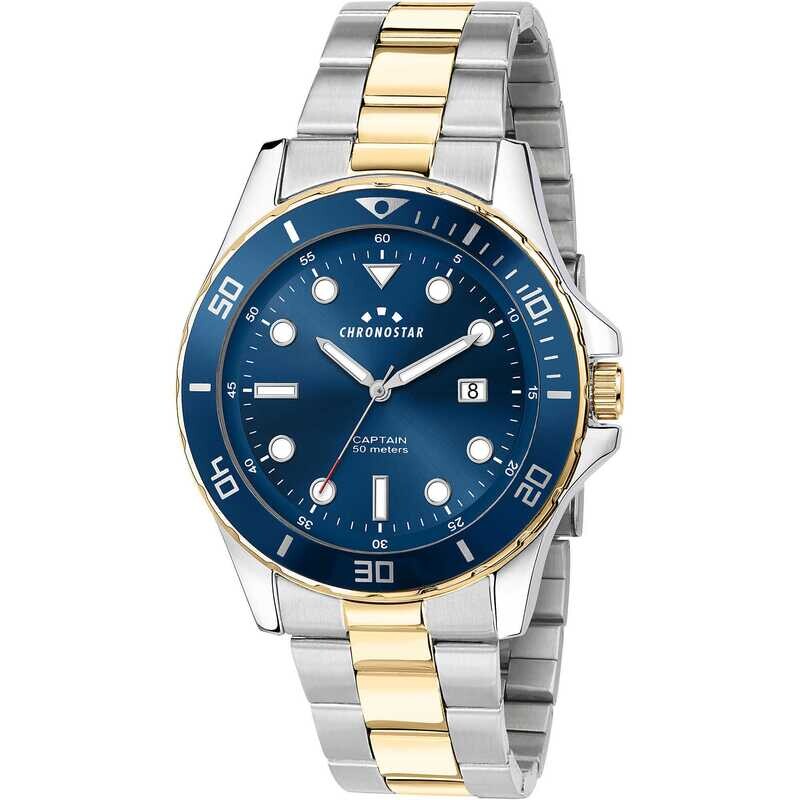 Orologio Solo Tempo Uomo Chronostar Captain Orologio Solo Tempo Uomo Chronostar Captain