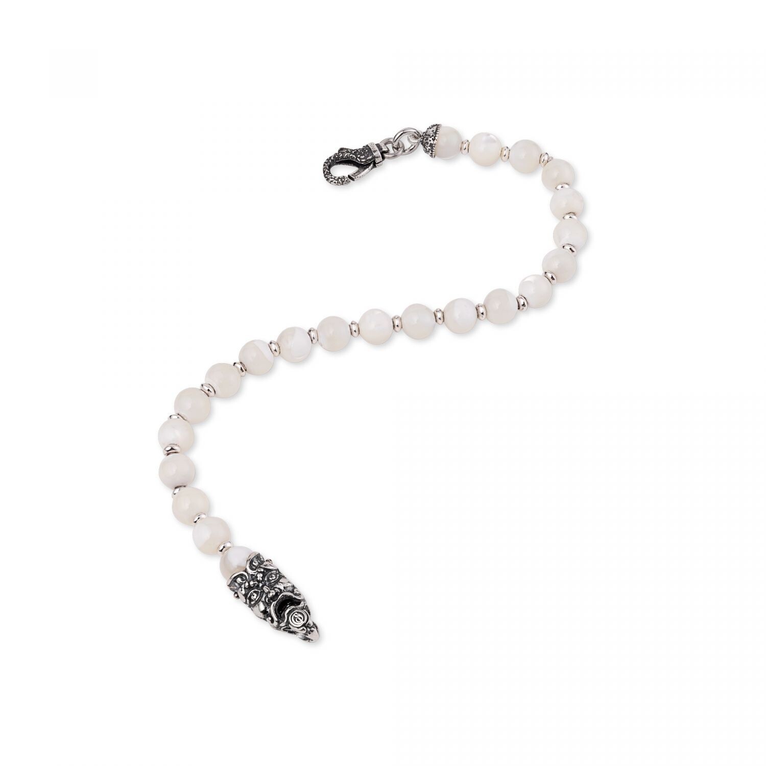 Bracciale Di Pietre Colorate Con Maschera - Gerardo Sacco