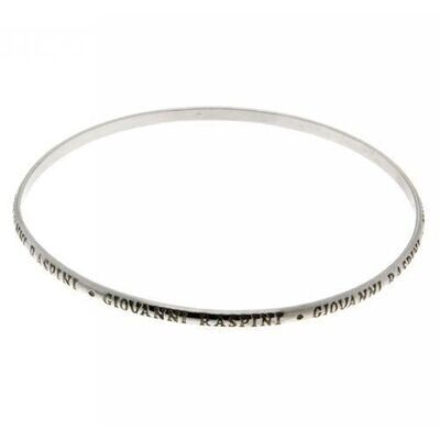 Bracciale Logo Un Filo Diam. Mm 65 - Giovanni Raspini Bracciale Logo Un Filo Diam. Mm 65 - Giovanni Raspini