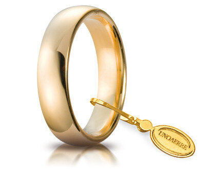 Fede Comoda Mm.5,0 In Oro Giallo Unoaerre