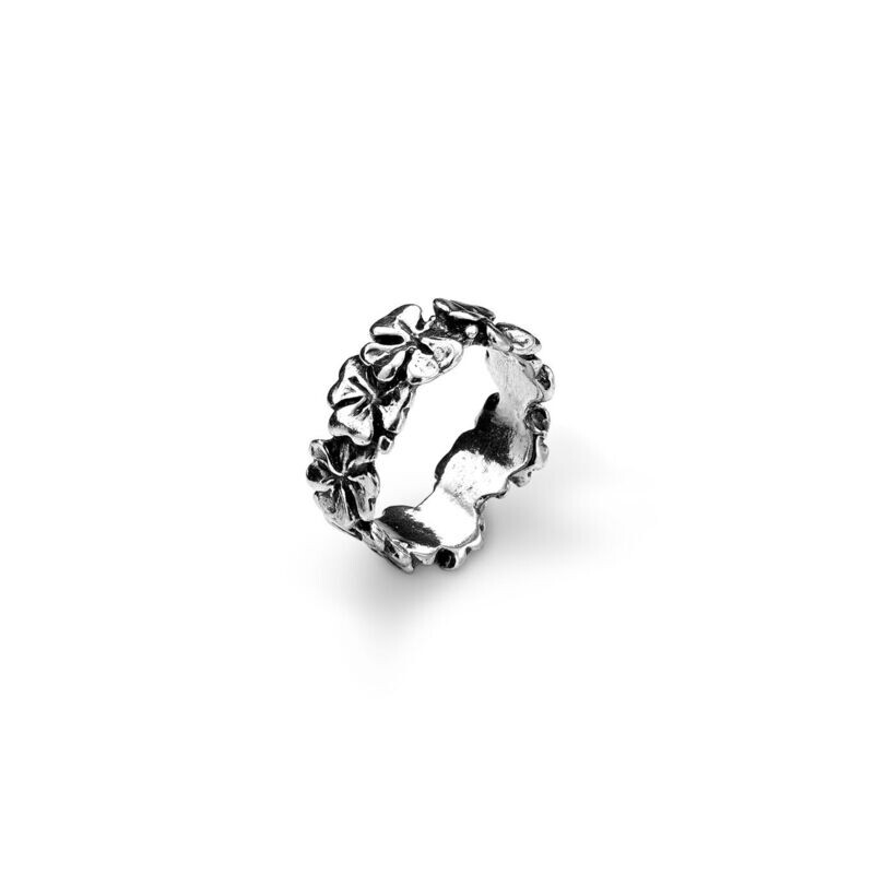 Anello Fascia Quadrifogli - Giovanni Raspini Anello Fascia Quadrifogli - Giovanni Raspini