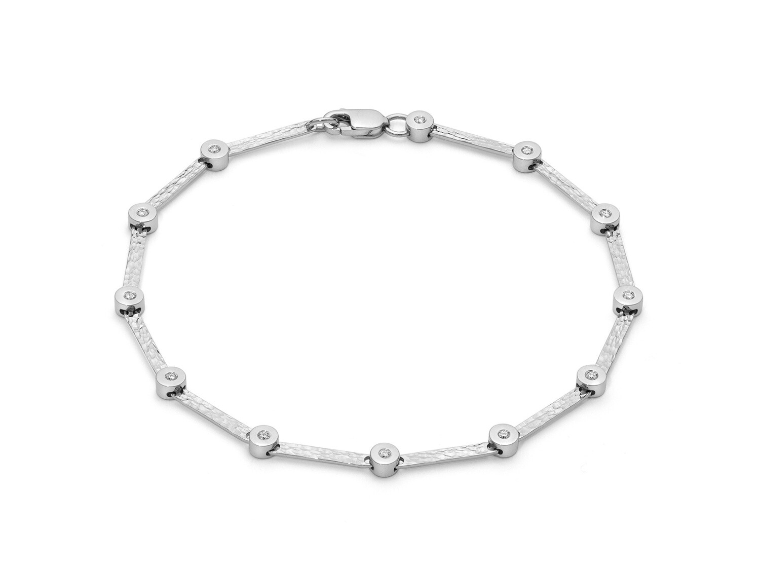 Bracciale Tennis Con Diamanti Miluna