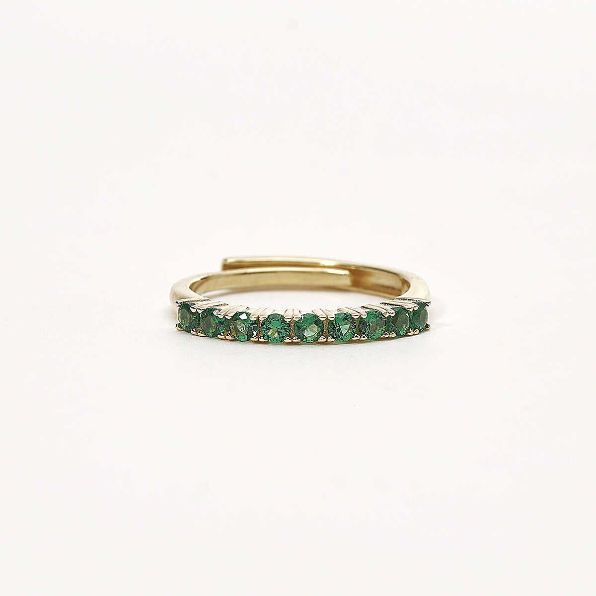 Anello Veretta Verde  - Mabina Gioielli