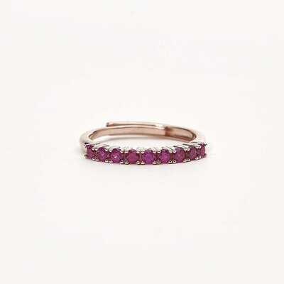 Anello Veretta Rosso  - Mabina Gioielli