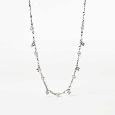 Collana Pendenti E Perle