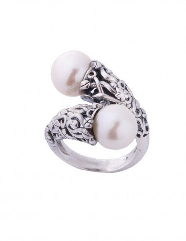 Anello Contrarie' Perle - Spadafora Gioielli Anello Contrarie' Perle - Spadafora Gioielli