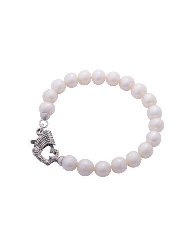 Bracciale Perle E Drago - Spadafora Gioielli Bracciale Perle E Drago - Spadafora Gioielli