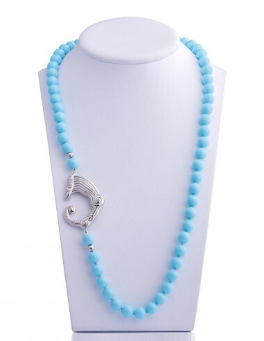 Collana Turchese E Drago - Spadafora Gioielli Collana Turchese E Drago - Spadafora Gioielli