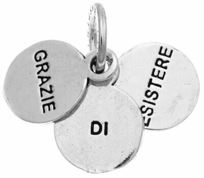 Charm ''Grazie Di Esistere'' - Giovanni Raspini Charm ''Grazie Di Esistere'' - Giovanni Raspini